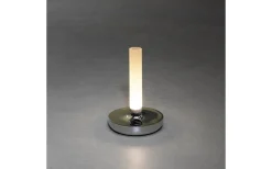 Konstsmide Biarritz Uppladdningsbar Bordslampa LED Silver IP54* Uppladdningsbara Lampor Utomhus|Uppladdningsbara Lampor Utomhus