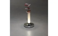 Konstsmide Biarritz Uppladdningsbar Bordslampa LED Silver IP54* Uppladdningsbara Lampor Utomhus|Uppladdningsbara Lampor Utomhus