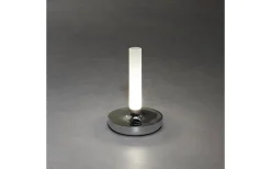 Konstsmide Biarritz Uppladdningsbar Bordslampa LED Silver IP54* Uppladdningsbara Lampor Utomhus|Uppladdningsbara Lampor Utomhus