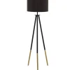 Eglo Bidford Golvlampa 154cm Brun/Cappuccino-Guld* Golvlampor