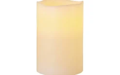 Big Batteridrivet Blockljus 15cm Elfenben