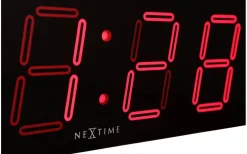 NeXtime Big D LED-klocka 51,5cm Svart* Bordsklockor