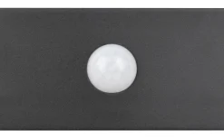 Bilbao hybrid solcellsdriven Vägglampa LED svart uppladdningsbar rörelse- och skymningssensor 4000K IP44