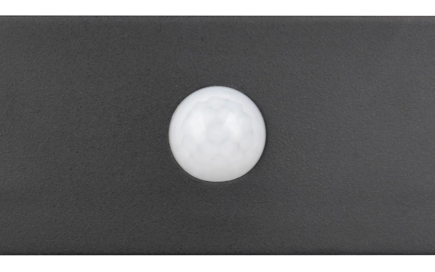 Bilbao hybrid solcellsdriven Vägglampa LED svart uppladdningsbar rörelse- och skymningssensor 4000K IP44