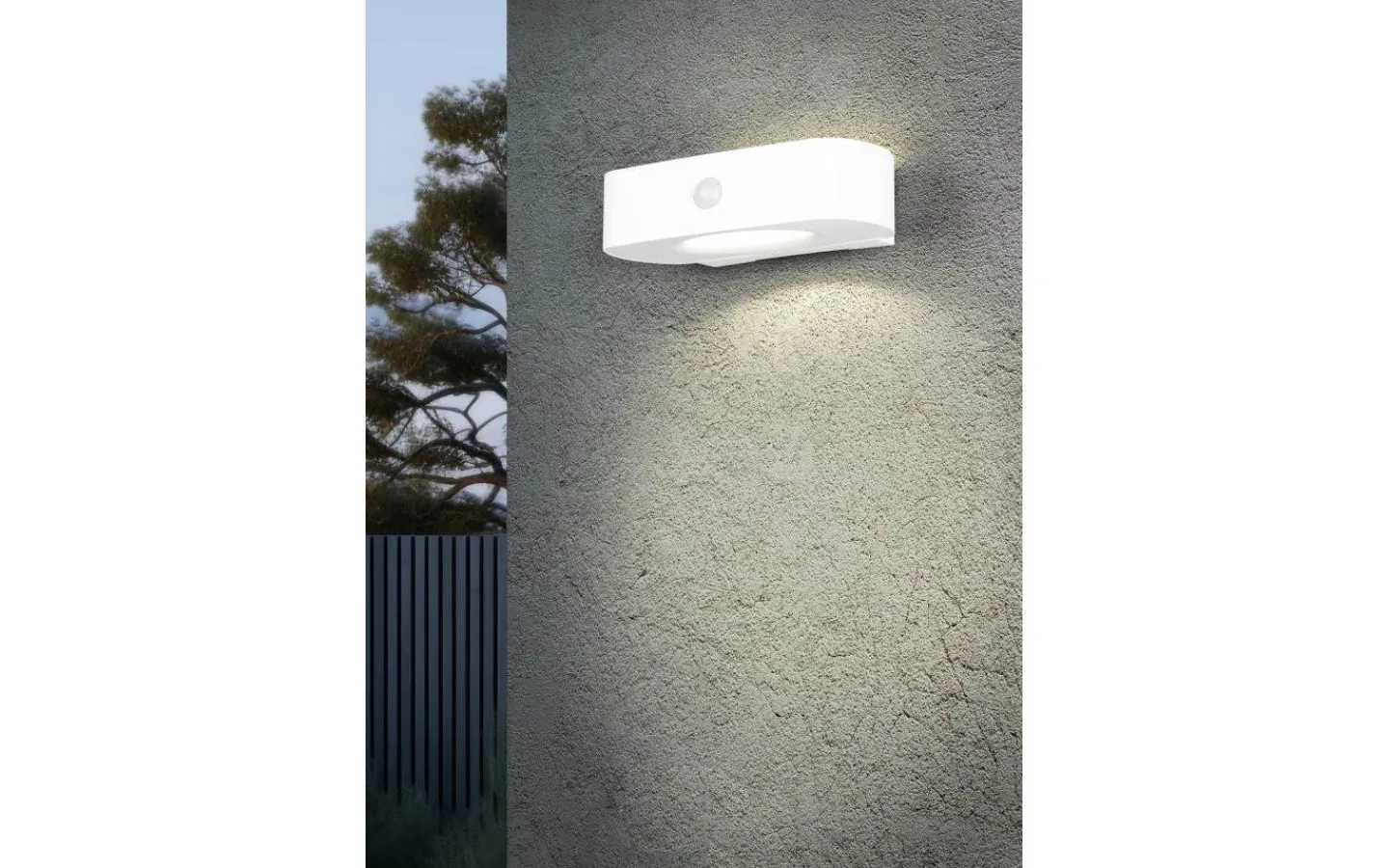 Solcellslampor Vägg|Visa Alla Solcellslampor<Reality Bilbao hybrid solcellsdriven Vägglampa LED vit uppladdningsbar rörelse- och skymningssensor 4000K IP44