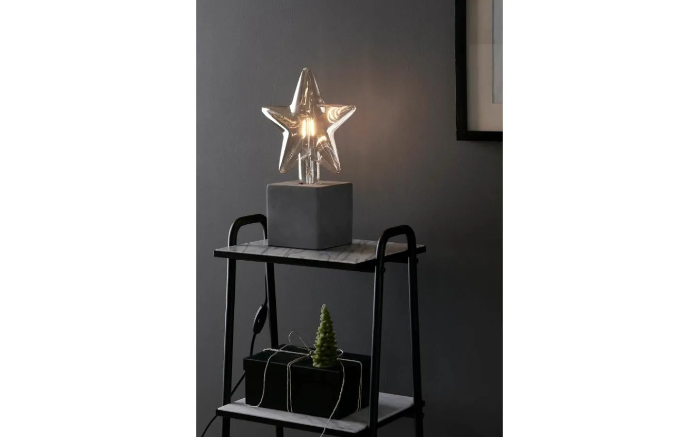 Julpynt Inomhus<Markslojd Billsta Betongstjärna 23cm Grå