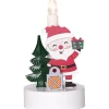Star Trading Billy Adventsljusstake 14cm Tomte* Batteri Julpynt Inomhus