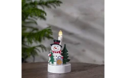 Batteri Julpynt Inomhus<Star Trading Billy Adventsljusstake 14cm Snögubbe
