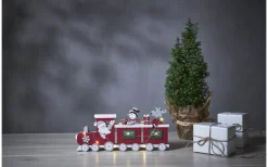 Star Trading Billy Bordsdekoration 30cm Röd* Batteri Julpynt Inomhus|Julpynt Inomhus