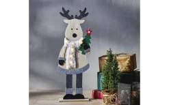 Batteri Julpynt Inomhus|Julpynt Inomhus<Star Trading Billy Inomhusdekoration 80cm Grå