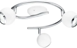 Eglo Bimeda Takspotlight 29cm GU10 LED 3000K 3x2,8W Vit* Runda Takspotlights|Takspot Med 3 Lampor