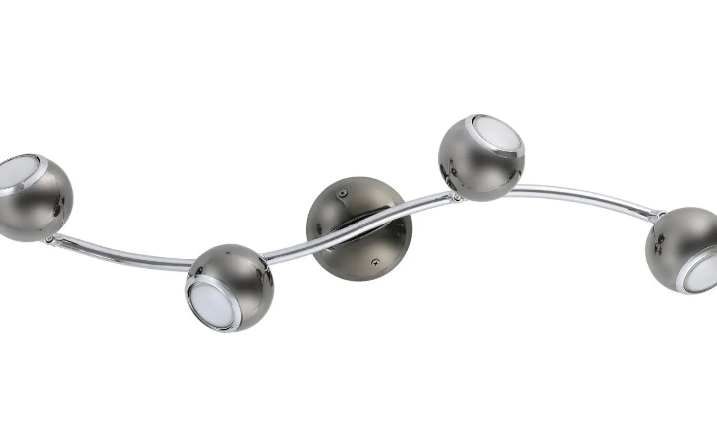 Avlånga Takspotlights|Takspot Med Minst 4 Lampor<Eglo Bimeda Takspotlight 64cm GU10 LED 3000K 4x2,8W Nickel