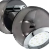 Bimeda Vägglampa LED 3000K 2,8W Nickel