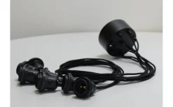 Sladdställ Med Sockel<Hallbergs Bistro Takupphäng 7x1,5m Svart