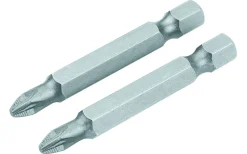 Bits, PZ2, 50mm, 2-pack