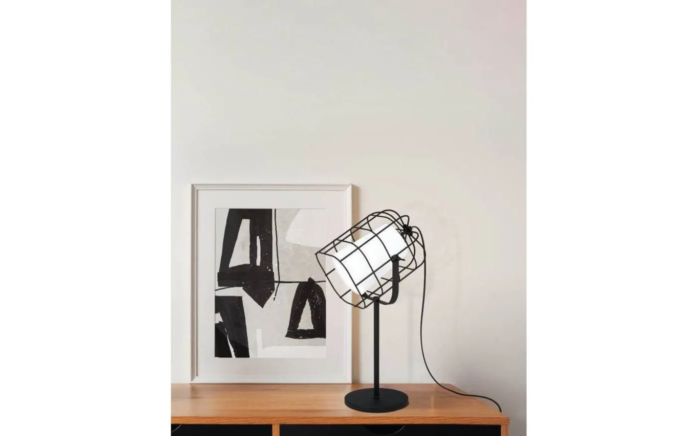Bittams Bordslampa 57cm Svart/Vit