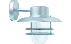 Malmbergs Björk Vägglampa Ned Galvaniserat Stål IP44* Kustnära Belysning|Vägglyktor