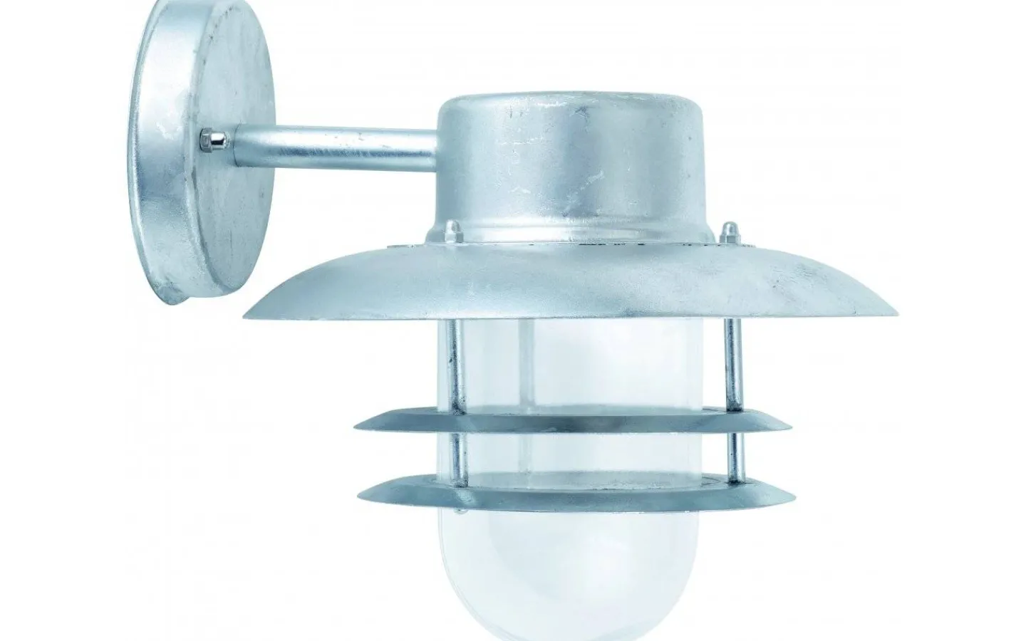 Malmbergs Björk Vägglampa Ned Galvaniserat Stål IP44* Kustnära Belysning|Vägglyktor