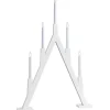 Bjurfors Adventsljusstake 77cm 5L Vit