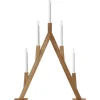 Visa Alla Adventsljusstakar|Adventsljusstakar 61-120 Cm<Markslojd Bjurfors Adventsljusstake 77cm 5L Trä