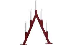 Visa Alla Adventsljusstakar|Adventsljusstakar 61-120 Cm<Markslojd Bjurfors Adventsljusstake 77cm 5L Röd