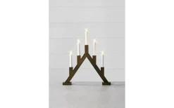 Bjurfors Adventsljusstake 48cm Mörkt Trä