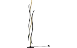 Golvlampor<Trio Lighting Blaze Golvlampa LED matt mässing