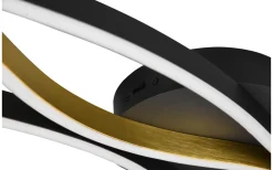 Trio Lighting Blaze Plafond LED matt mässing* Plafonder