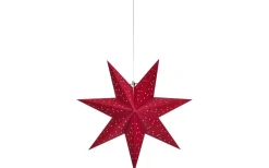 Blink Hängande Stjärna 45cm Röd