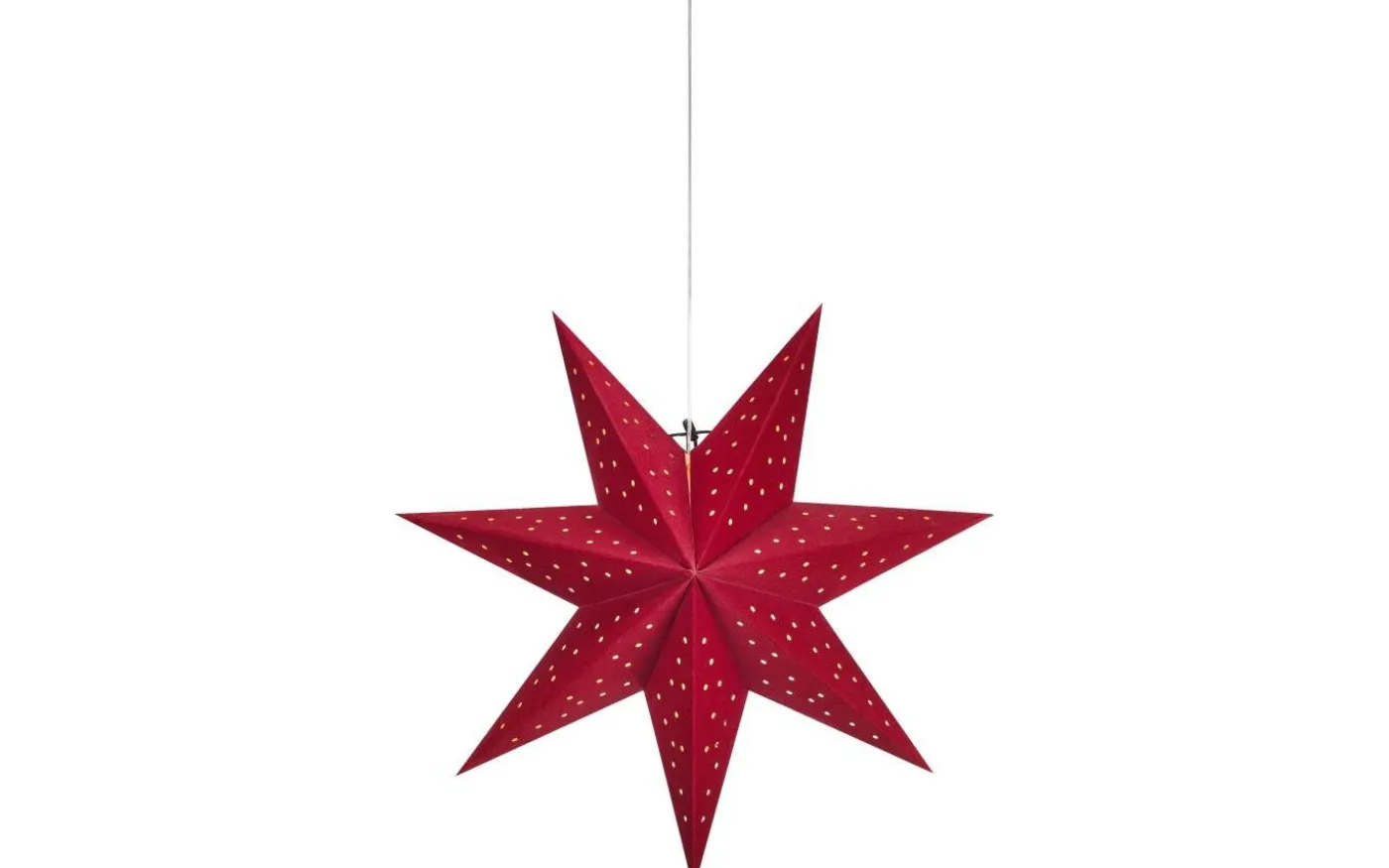 Blink Hängande Stjärna 45cm Röd