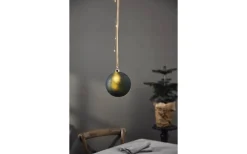 Star Trading Bliss Batteridriven Glaskula 15cm Grön* Batteri Julpynt Inomhus