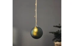 Star Trading Bliss Batteridriven Glaskula 15cm Grön* Batteri Julpynt Inomhus