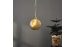 Batteri Julpynt Inomhus|Inomhusdekorationer Batteri<Star Trading Bliss Batteridriven Glaskula 15cm Guld