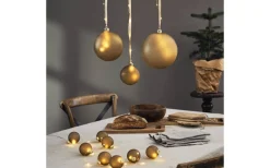 Bliss Batteridriven Glaskula 10cm Guld