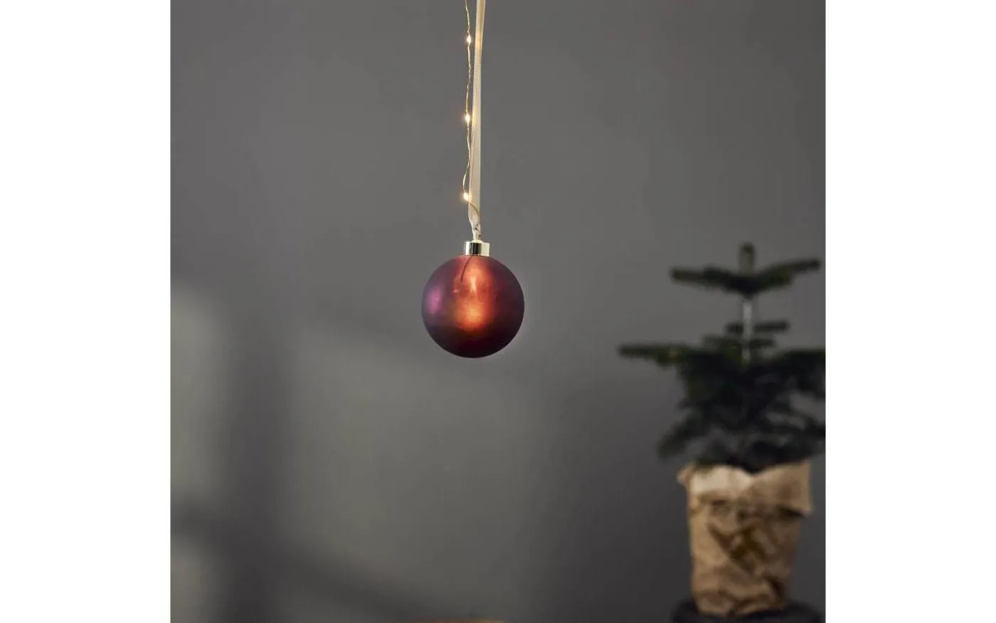 Bliss Batteridriven Glaskula 10cm Röd