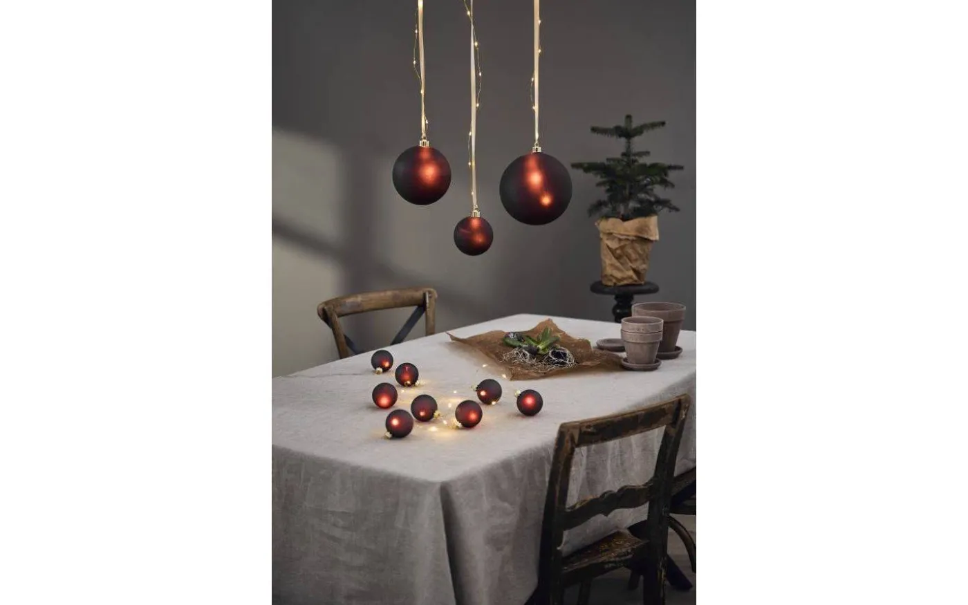 Bliss Batteridriven Glaskula 10cm Röd