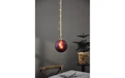 Star Trading Bliss Batteridriven Glaskula 15cm Röd* Batteri Julpynt Inomhus