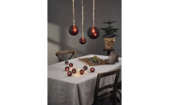 Star Trading Bliss Batteridriven Glaskula 15cm Röd* Batteri Julpynt Inomhus