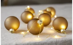 Batteri Julpynt Inomhus|Batterislingor Inomhus<Star Trading Bliss Batteridriven Ljusslinga 160cm Guld