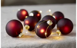 Star Trading Bliss Batteridriven Ljusslinga 160cm Röd* Batteri Julpynt Inomhus|Batterislingor Inomhus