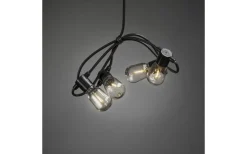 Blomsterljus Partyslinga Extraset 9,5m 20L Amber utbytbar LED IP44