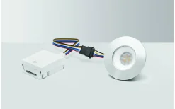 Downlights, Spotlight<Malmbergs Bluetooth LED-downlight, MD-231 Tune, RGBCW, 5W, Krom