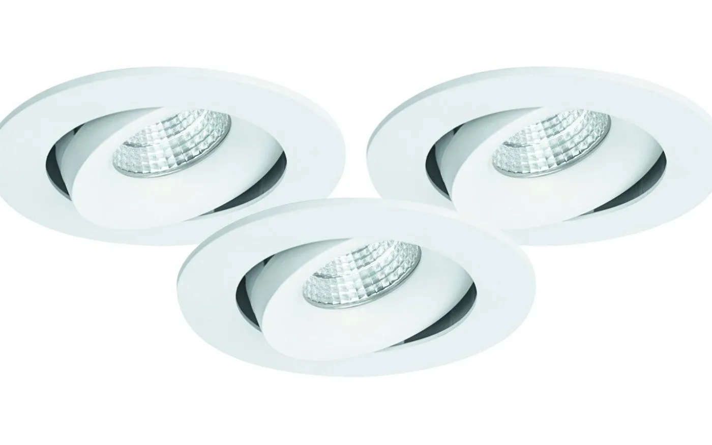 Bluetooth LED-downlightset, MD-70 Tune, 3x6W, 230V, DIM