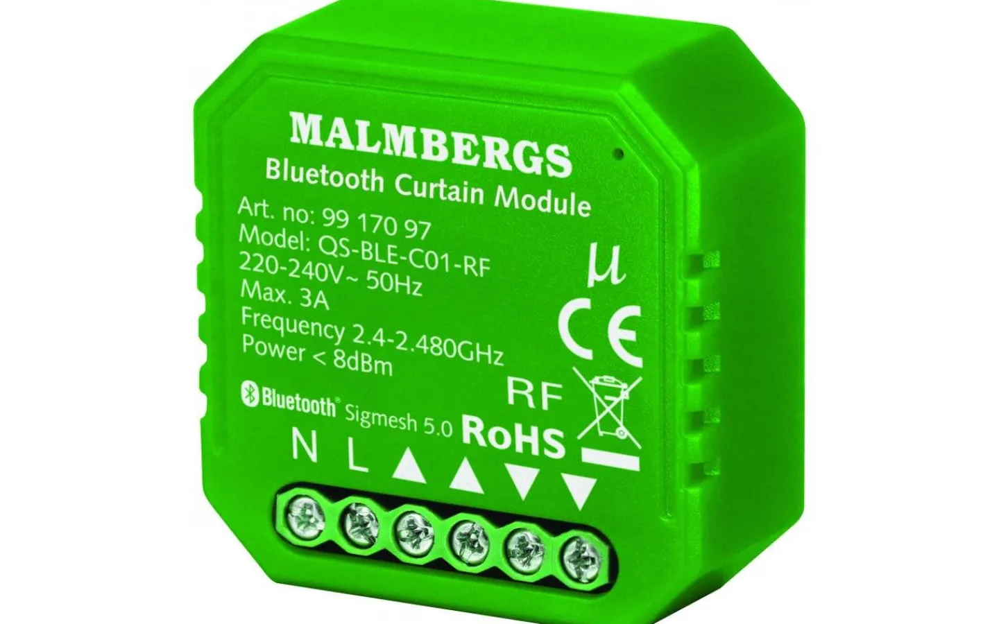 Malmbergs Bluetooth Smart Connect Jalusimodul, inkl. RF* Malmbergs Smart Home