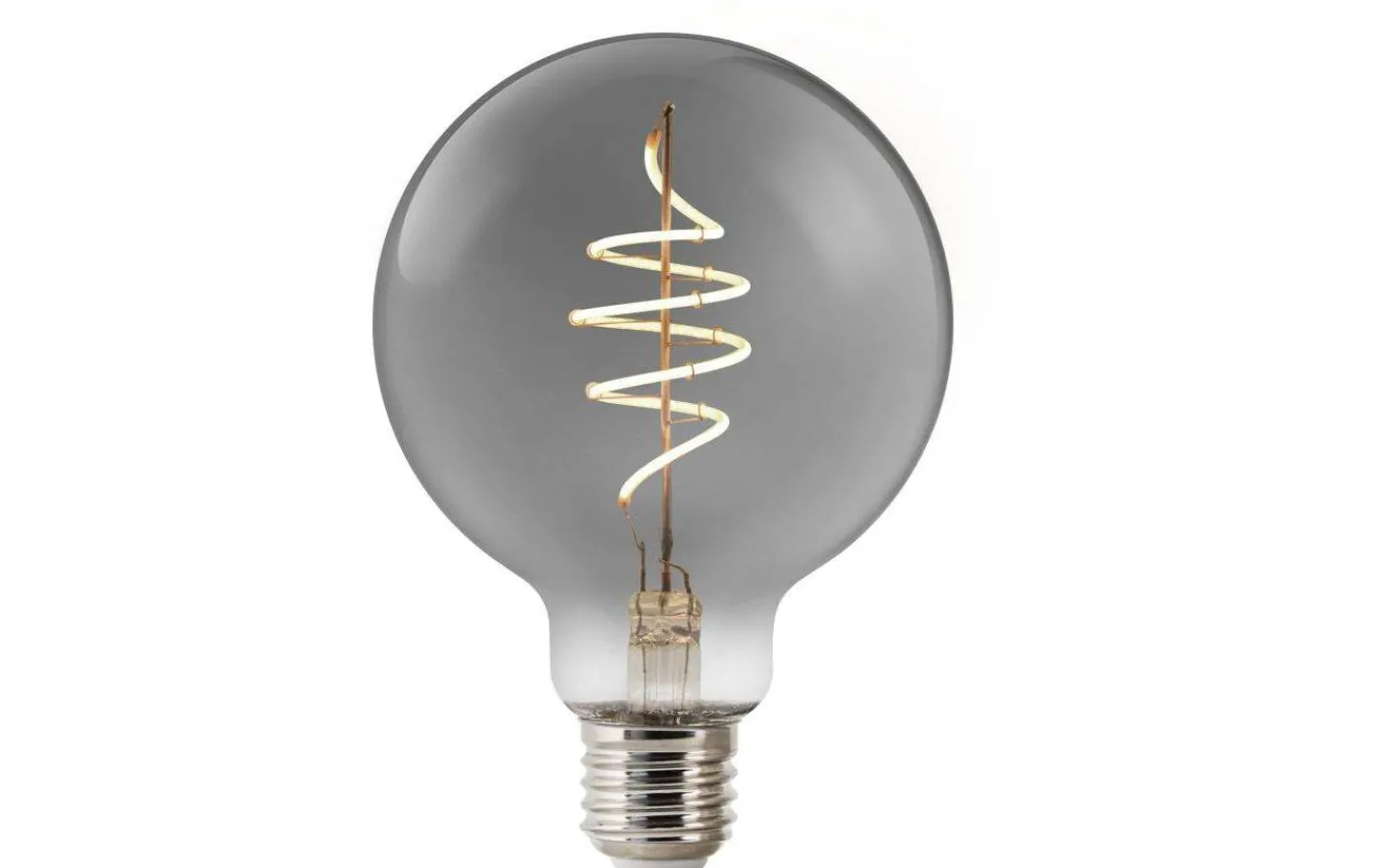 Nordlux Bluetooth Smart LED E27 Glob 95mm Rök 1800K 100lm 4,7W* Heavy Smoke E27