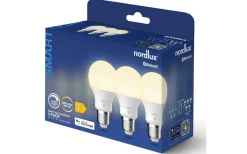 Nordlux Bluetooth Smart LED E27 Normal Opal 2200-6500K 900lm 7W(66W) 3-Pack* Nordlux Smart Light|Opal E27