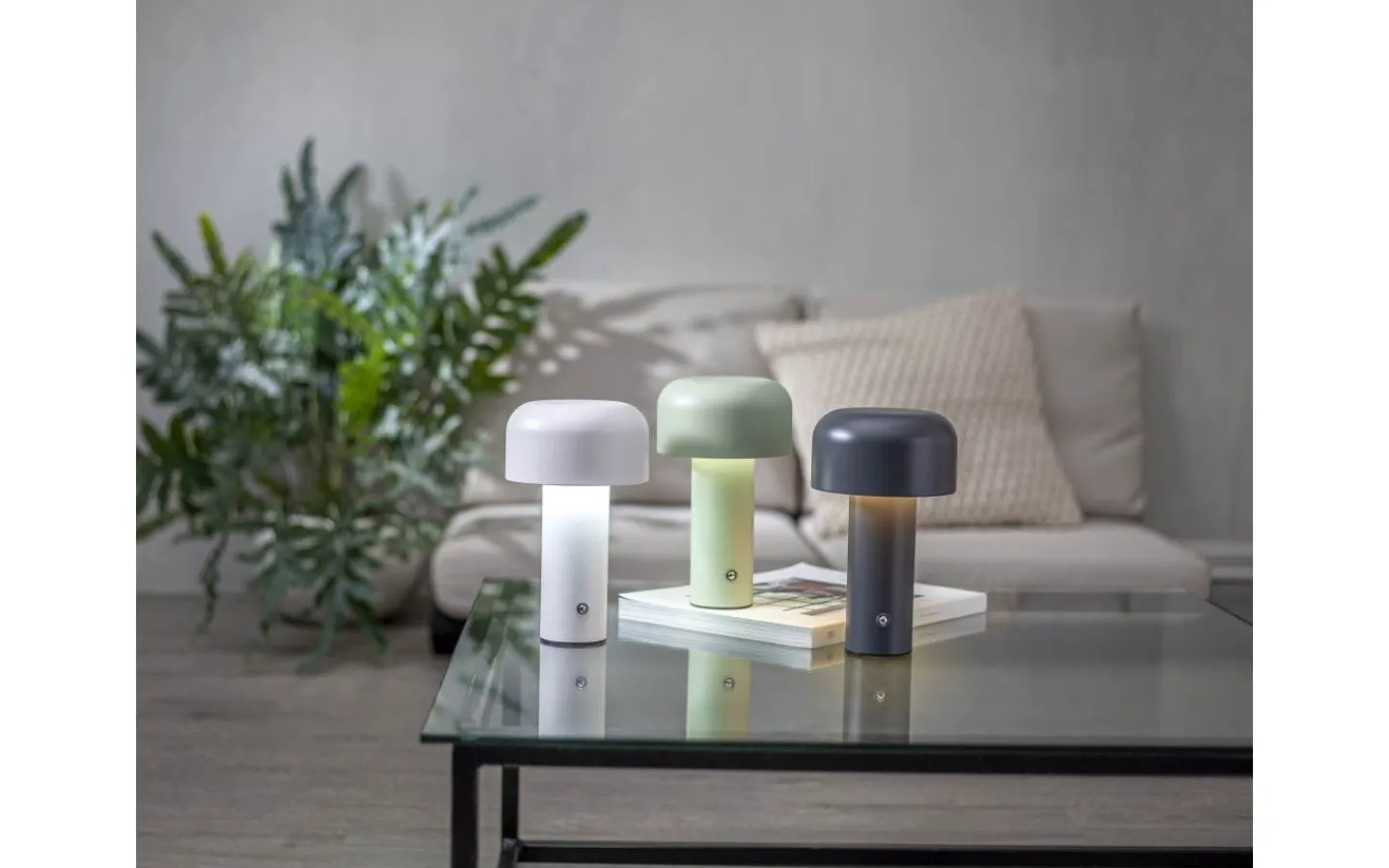 Star Trading Bobby Uppladdningsbar Bordslampa Grön* Uppladdningsbara Lampor Inomhus