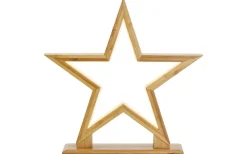 Markslojd Bobo Bordsstjärna 33cm LED 2,4W Varmvit Bambu* Visa Alla Julstjärnor|Julstjärnor På Fot