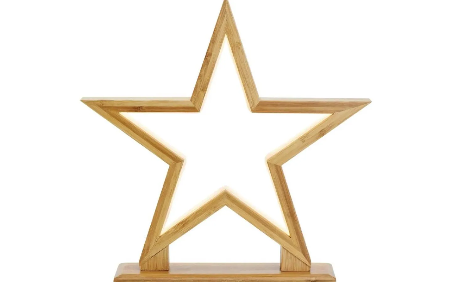 Markslojd Bobo Bordsstjärna 33cm LED 2,4W Varmvit Bambu* Visa Alla Julstjärnor|Julstjärnor På Fot