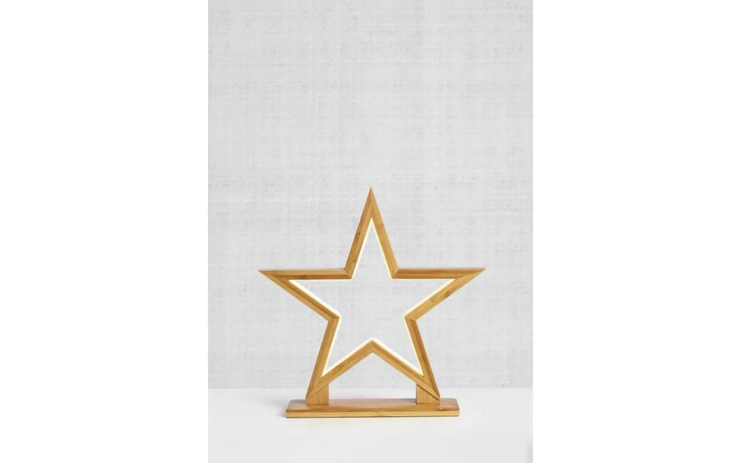 Markslojd Bobo Bordsstjärna 33cm LED 2,4W Varmvit Bambu* Visa Alla Julstjärnor|Julstjärnor På Fot